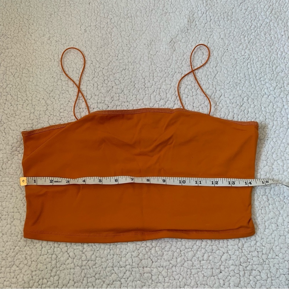 Dynamite  Orange Cropped Top - Picture 5 of 6